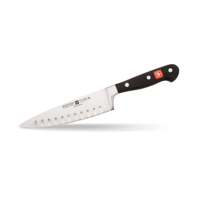 Wusthof Classic 6 Inch Cooks Knife, Hollow Edge