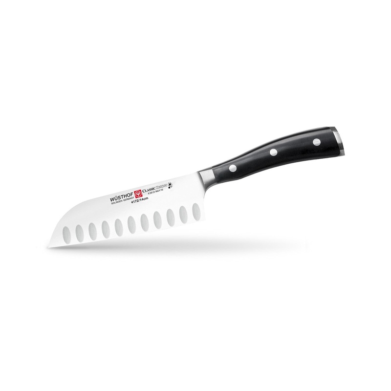 WUSTHOF CLASSIC IKON 5 Inch Santoku, Hollow Edge