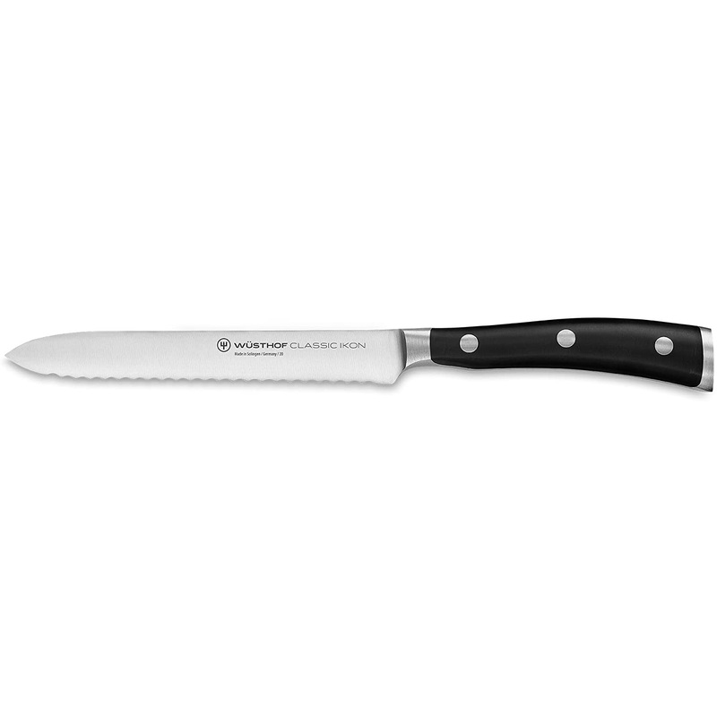 WUSTHOF Classic Ikon 5 Inch Serrated Utility Knife