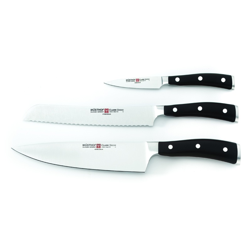 Wusthof Classic Ikon Three Piece Starter Set