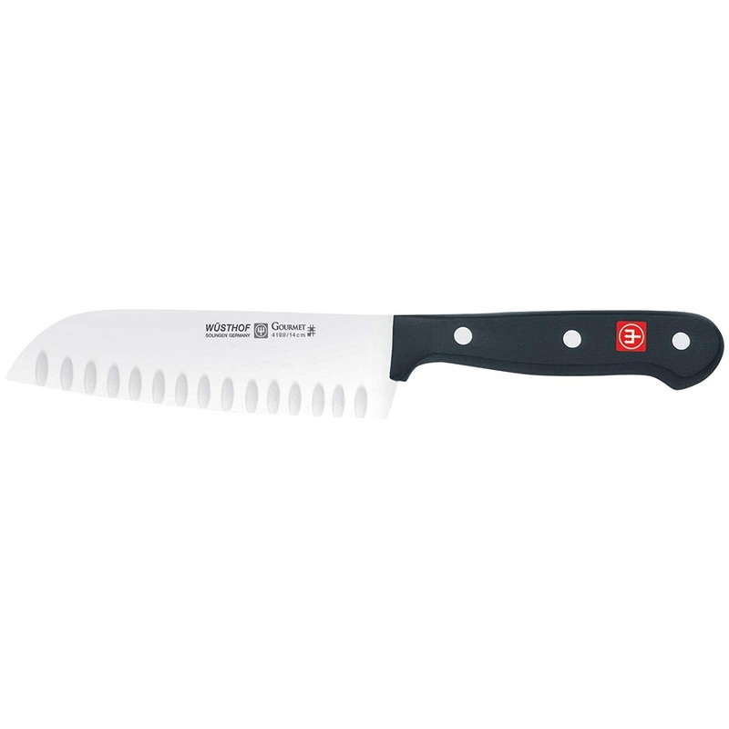 Wusthof Gourmet 5 Inch Santoku, Hollow Edge