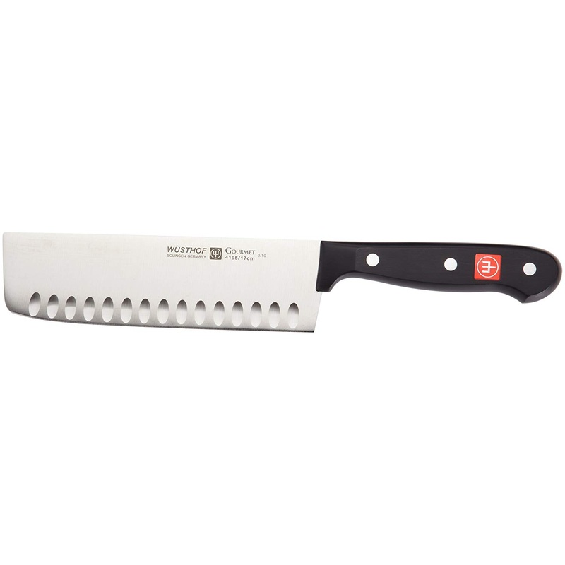 WUSTHOF Gourmet 7 Inch Nakiri, Hollow Edge Model 4195-7, 1025047317