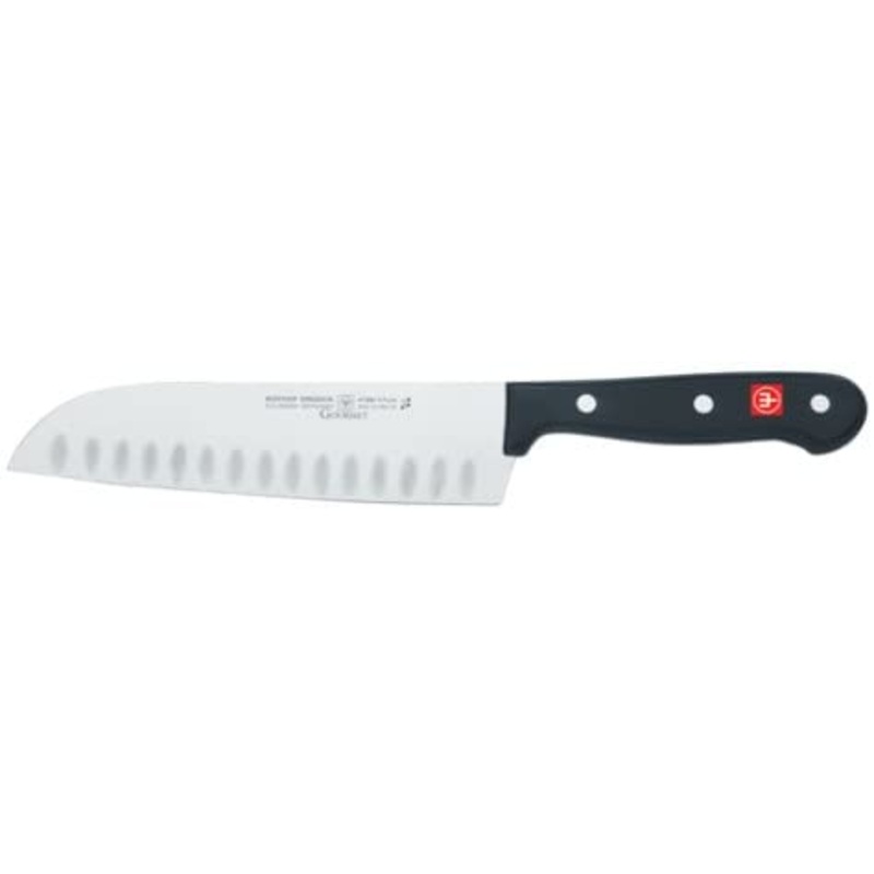 Wusthof Gourmet 7 Inch Santoku, Hollow Edge