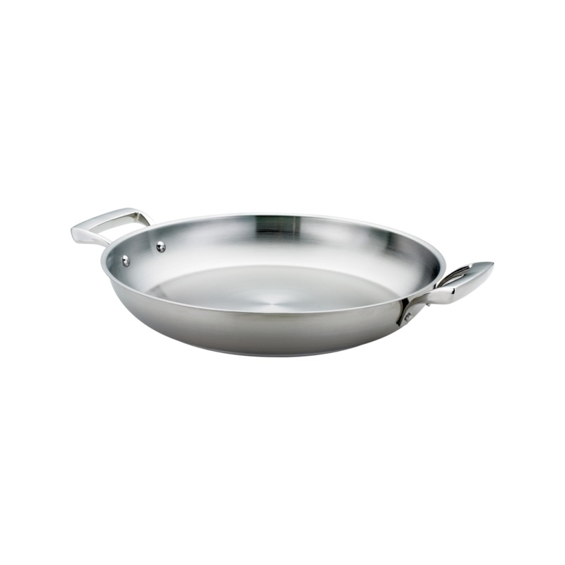 Stainless Steel Paella Pan, 12.5"