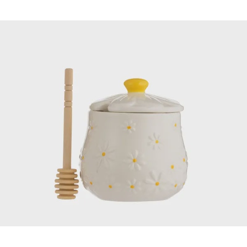 Daisy Honey Pot & Drizzler