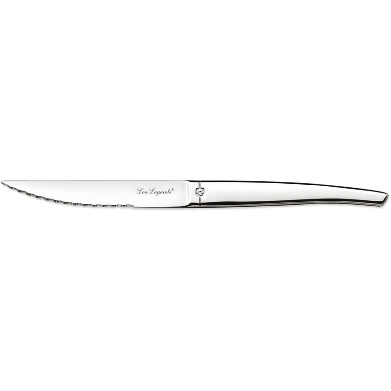 Jet Mirror Polished Steak Knife