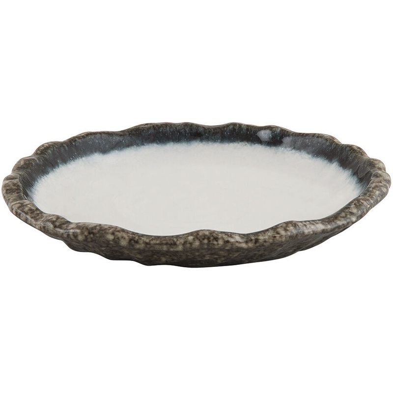 Nakre Wide-Rimmed Plate, 25.5cm