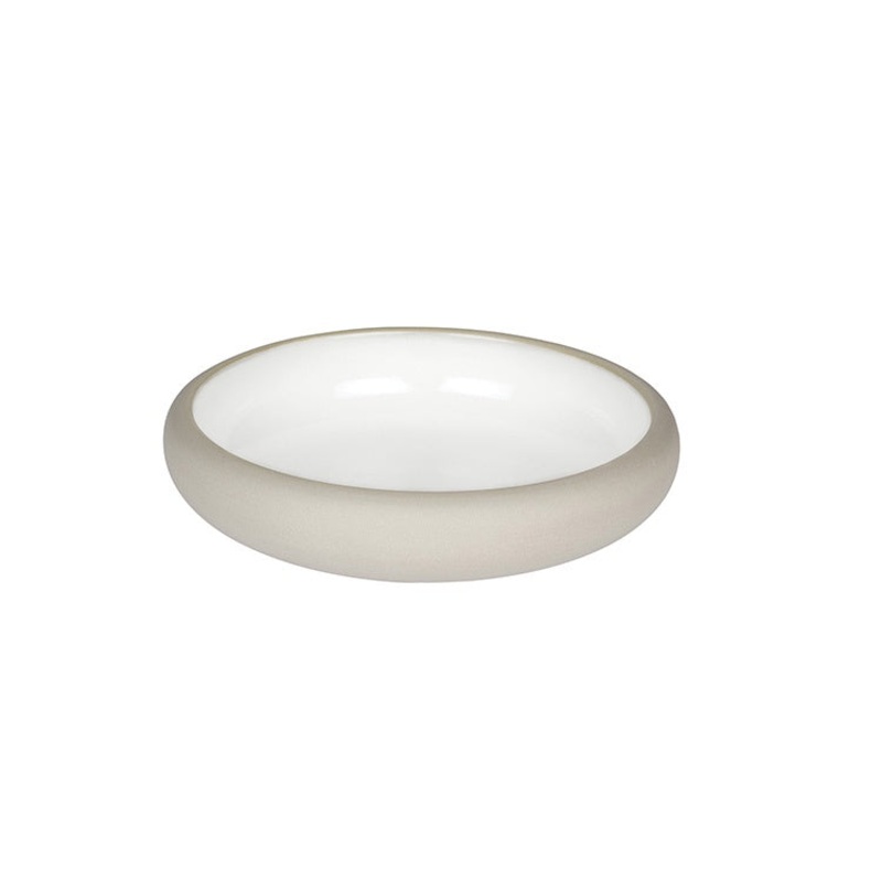 Natural Plate with Elevated Rim, 5.9"