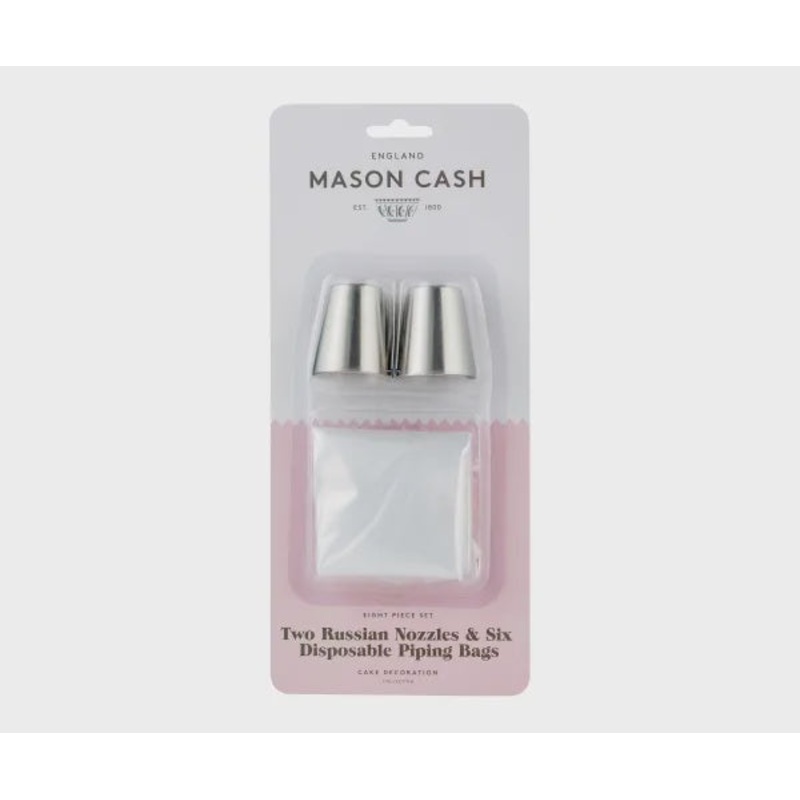 Russian Piping Tips with 6 Disposable Piping Bags