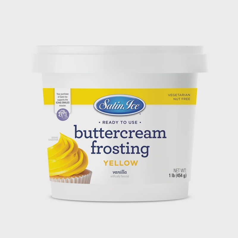 Yellow Vanilla Buttercream Frosting | 1 lb Pail