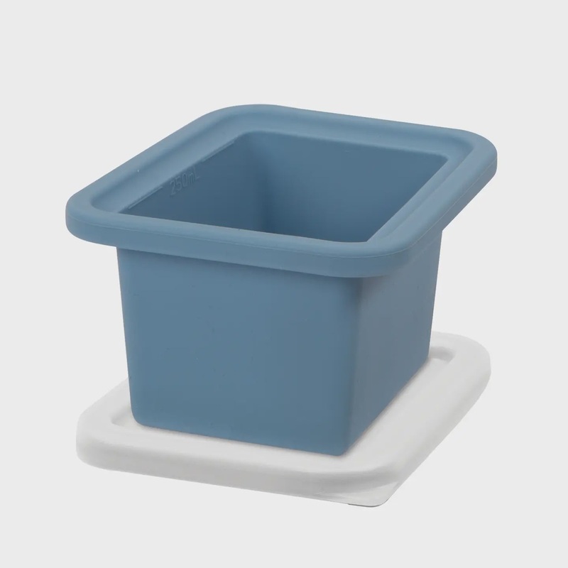 Blue Prep & Portion 2 Cup Freezer Tray, Set of 2