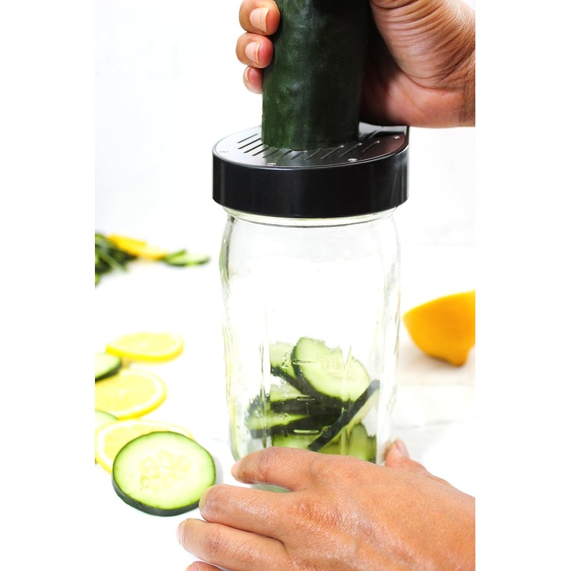 Jar Topped Vegetable Slicer