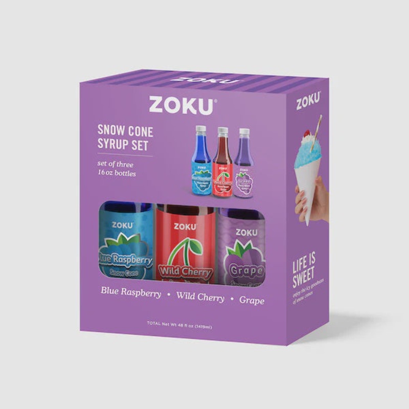 Snow Cone Syrup, Set of 3