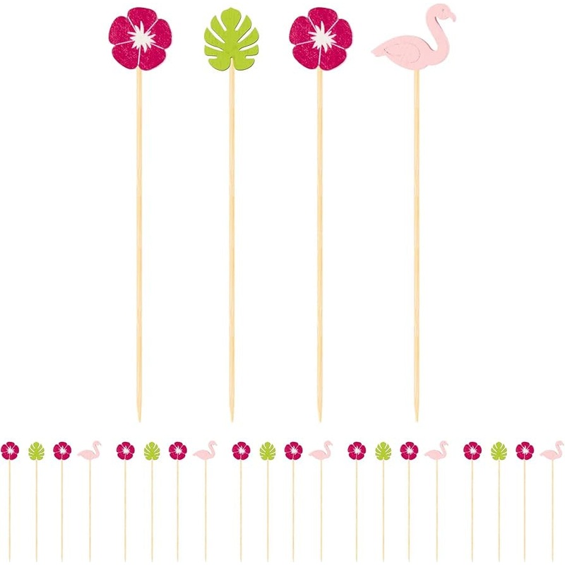 Tropical Party Picks, Pack of 25