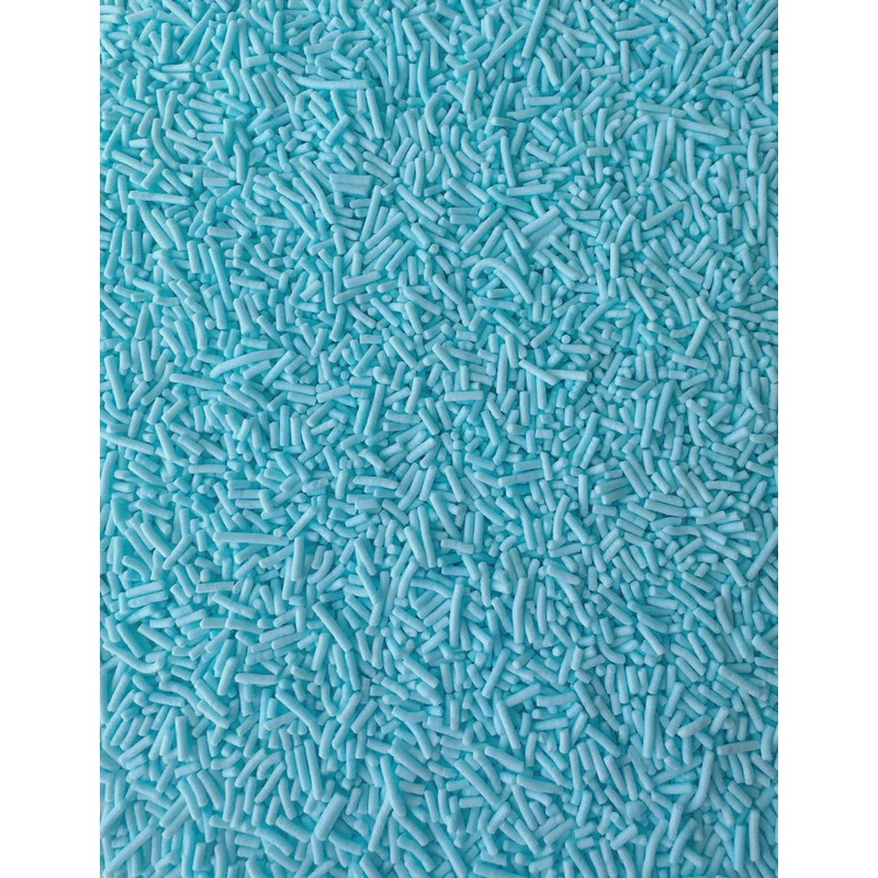 Turquoise Jimmies (Bulk Size, 1.6 Lbs)