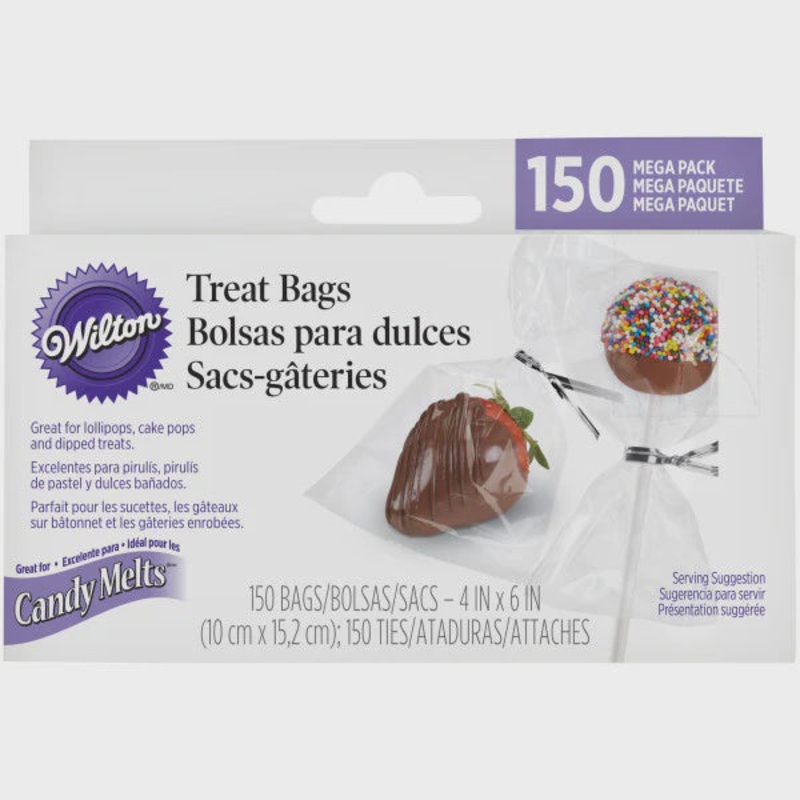 Wilton Treat Bags with Ties, Set of 150