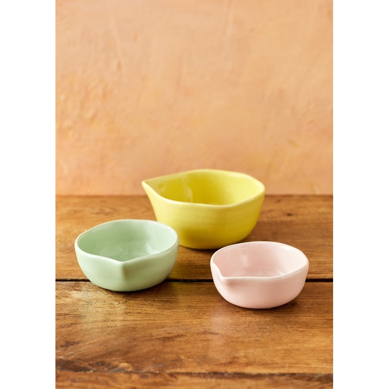 Jamie Oliver Big Love Pinch-Me Pots, Set of 3