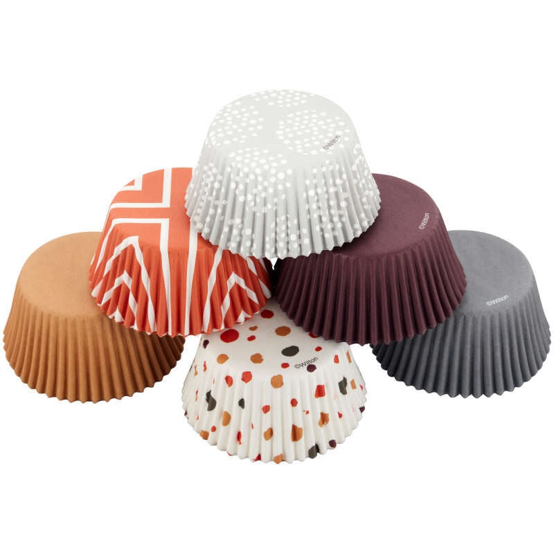 Neutral Print Standard Baking Cups, 150-Count