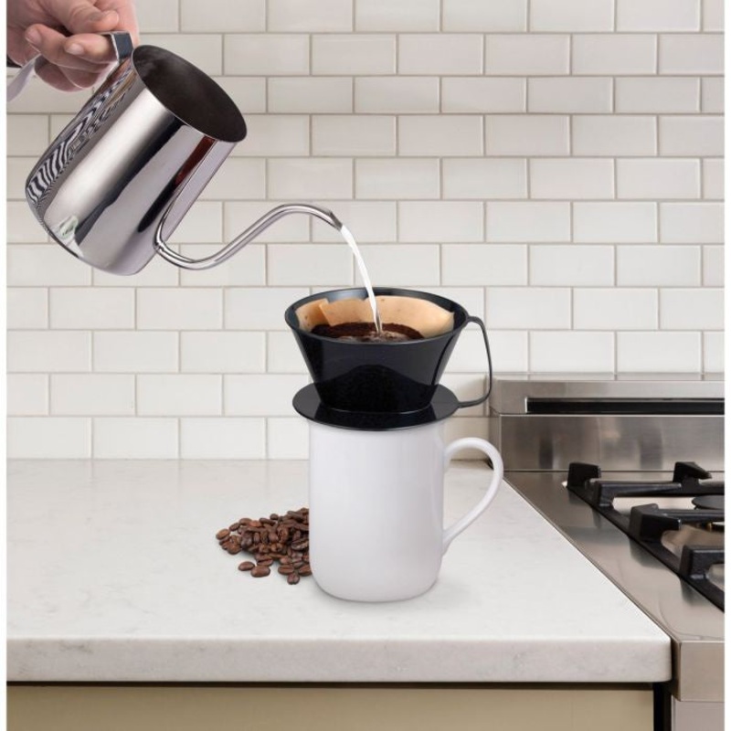 Pour-Over Coffee Brewing Filter Cone, Number 4-Size