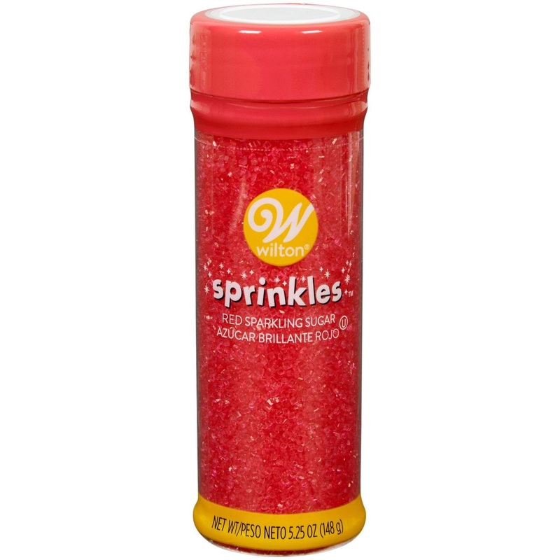 Red Sparkling Sugar, 5.25oz