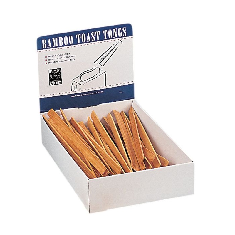 Bamboo Toast Tong | 12"
