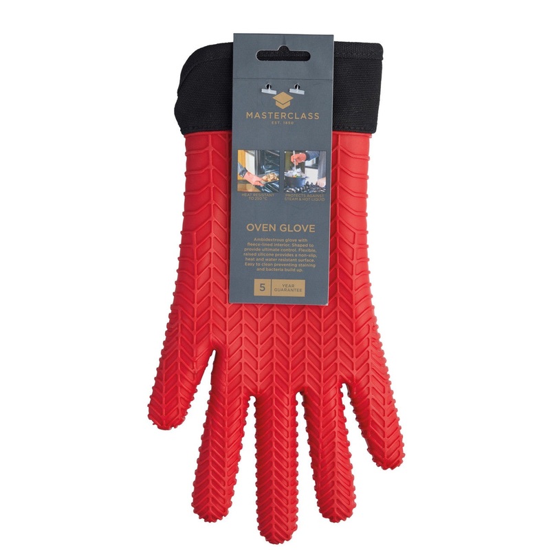 Fleece Lined Silicone Oven Glove