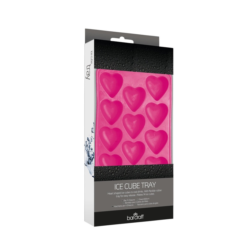 Flexible Heart Shape Ice Cube Tray