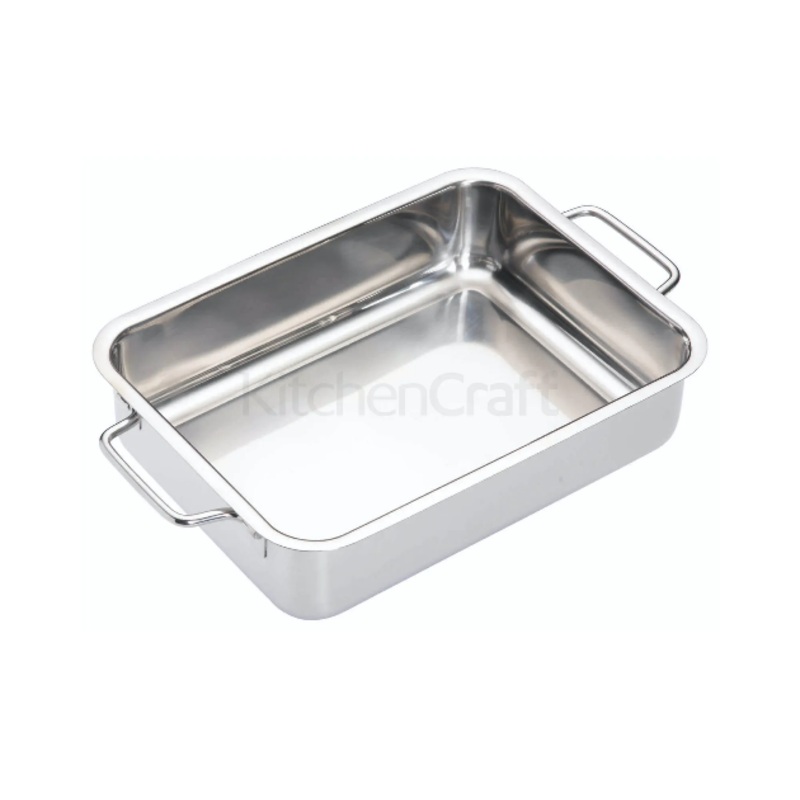 Stainless Steel Heavy Duty Roasting Pans, Various Sizes