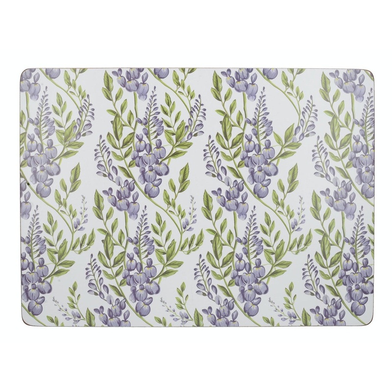 Wisteria Large Premium Placemats, Pack Of 4