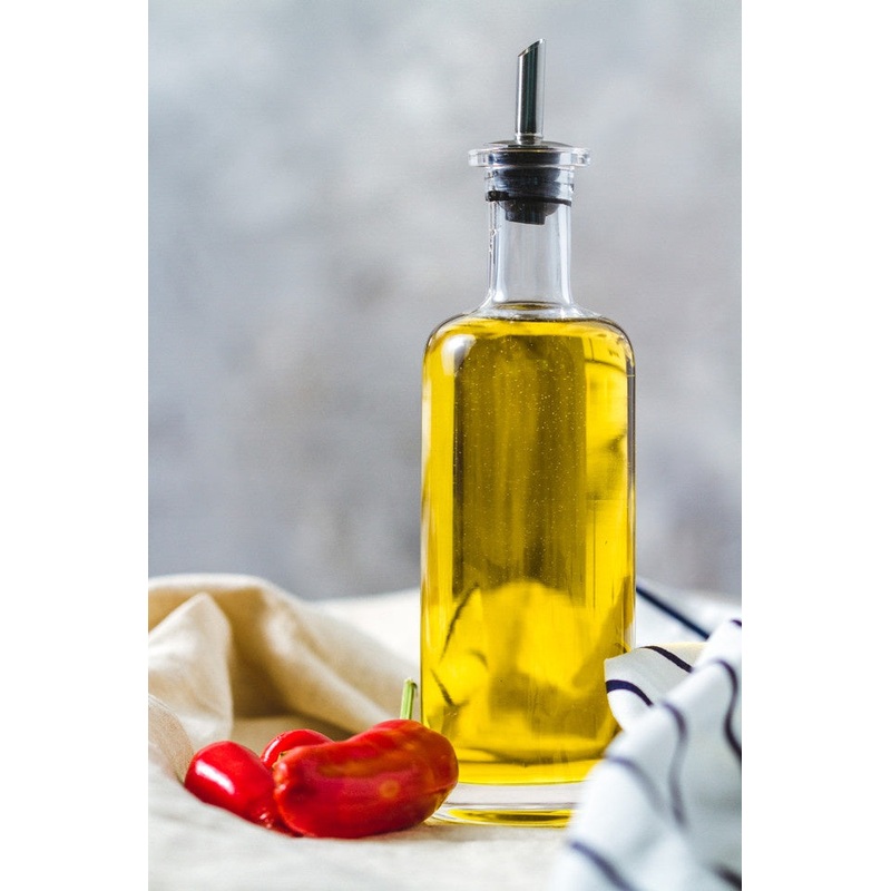 World of Flavours Italian Glass Oil & Vinegar Bottle