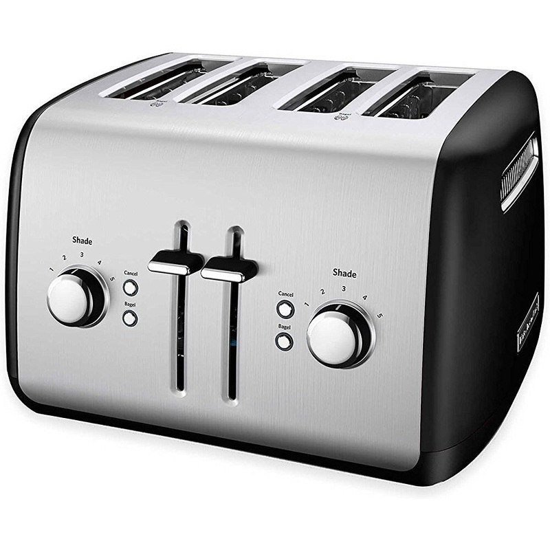 4-Slice Toaster, Onyx Black