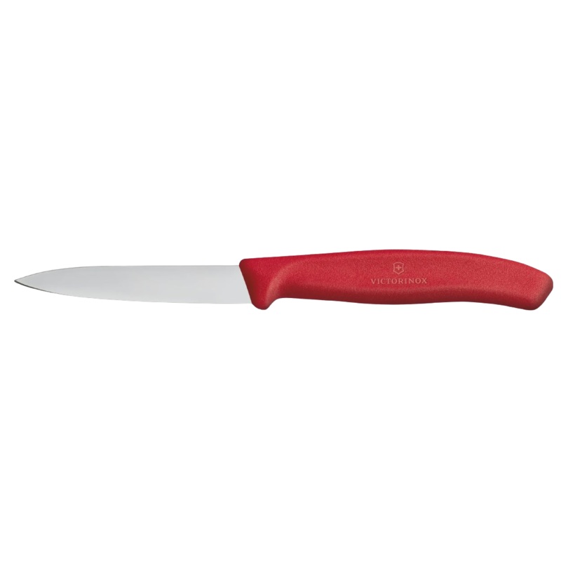 Classic Swiss Paring Knife, Red, 3.25"
