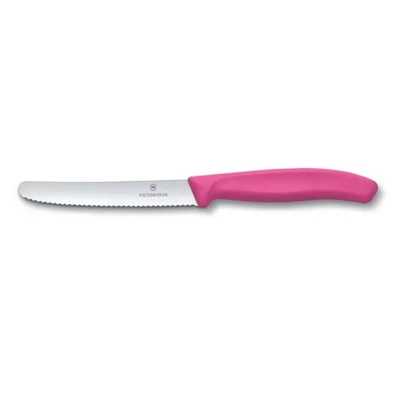 Serrated Classic Paring Knives, 4 Color Options