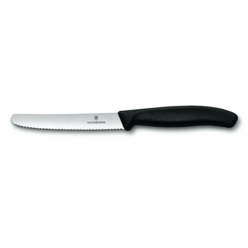 Swiss Classic Tomato and Table Knife, Black Handle