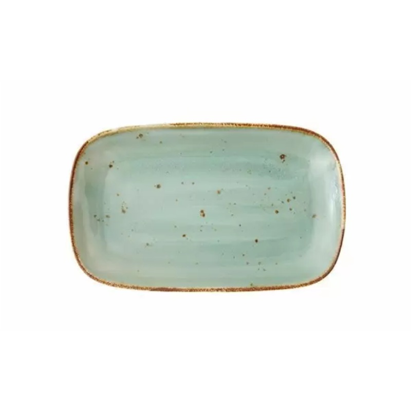 Erthe Celadon Rectangle Platter 11x7"