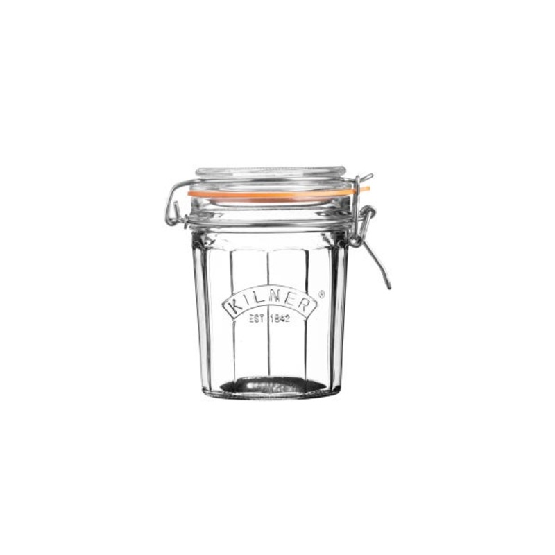 Facetted Clip Top Jars