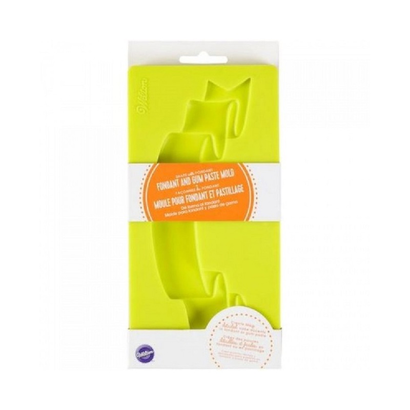 Silicone Fondant Banner Mold