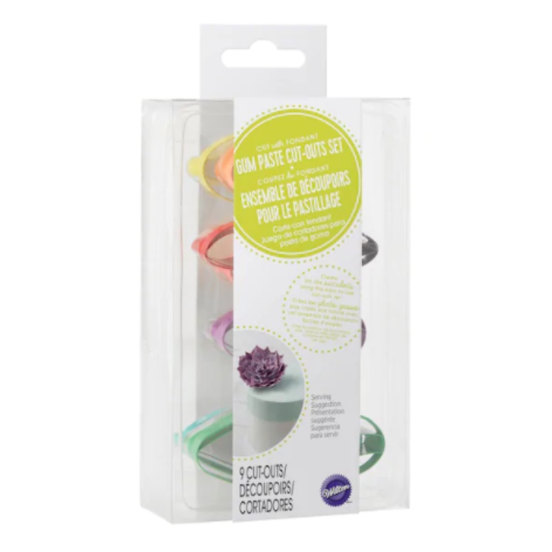 Wilton Gum Paste Cut-Outs Set, Succulents