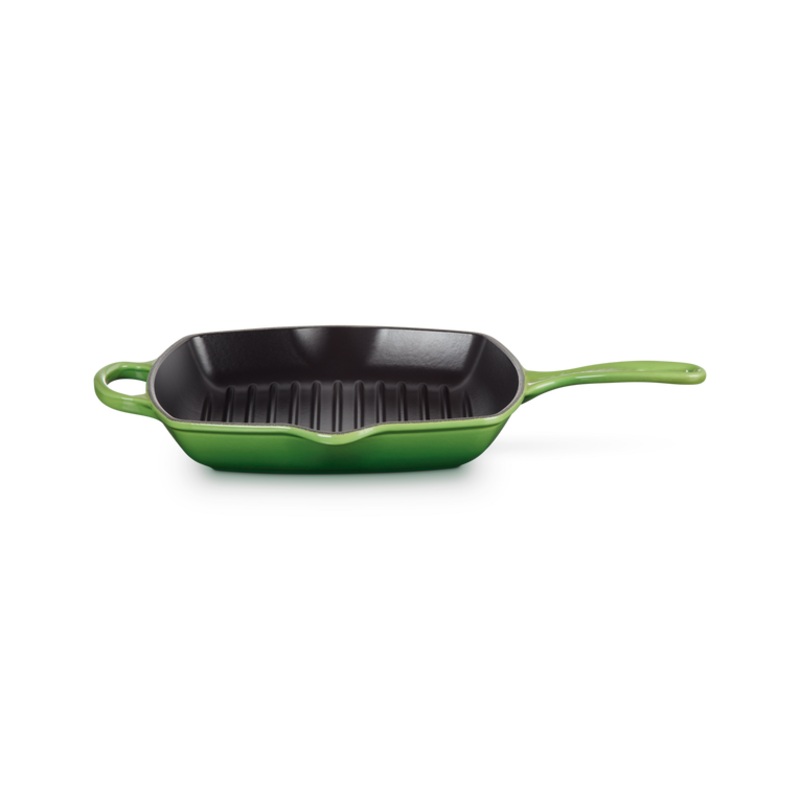 Cast Iron Square Grill| Bamboo