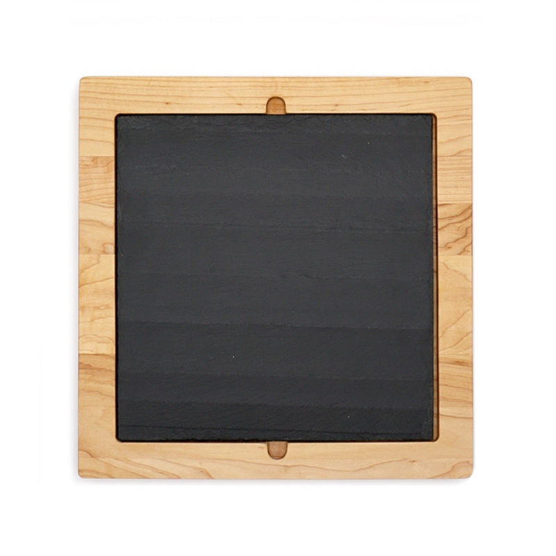 Maple Serving Board with Slate Insert