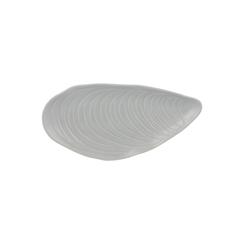 Medium Shell Platter | Grey