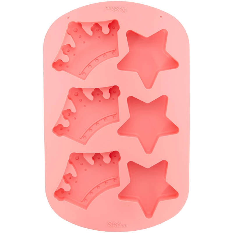 Royal Crowns and Stars Silicone Cake Mold