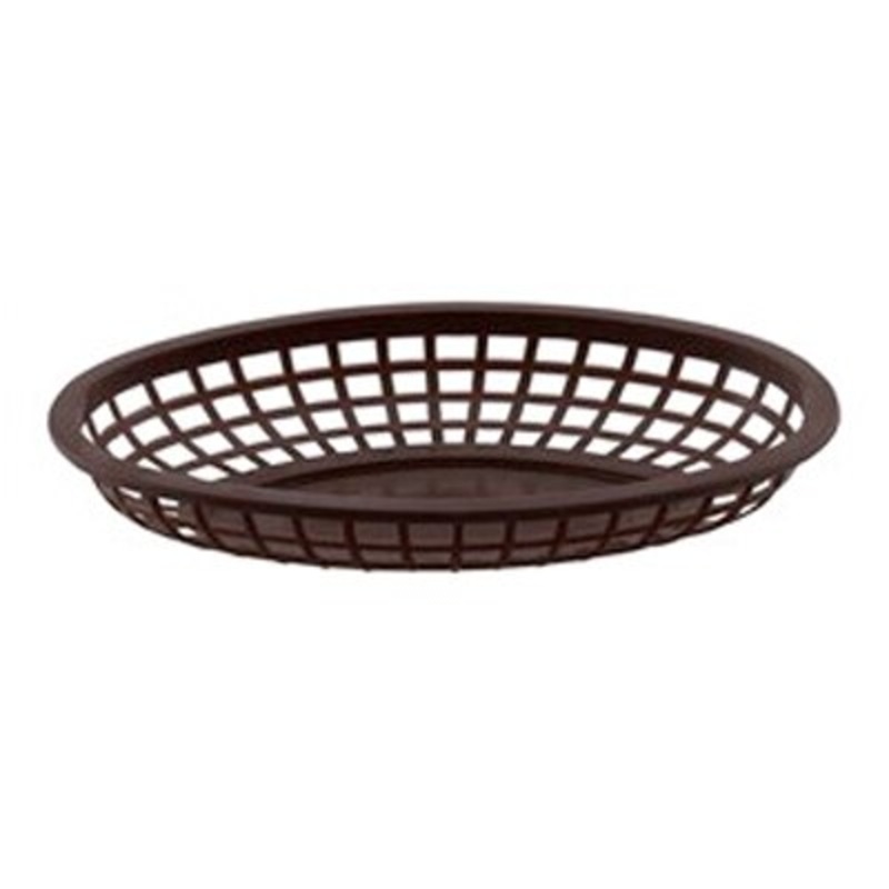 Brown Fast Food Basket - 9" x 6"