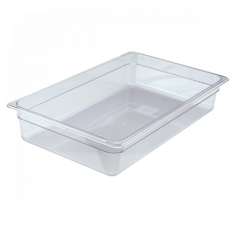 Clear Full Size Food Pan 4" Deep