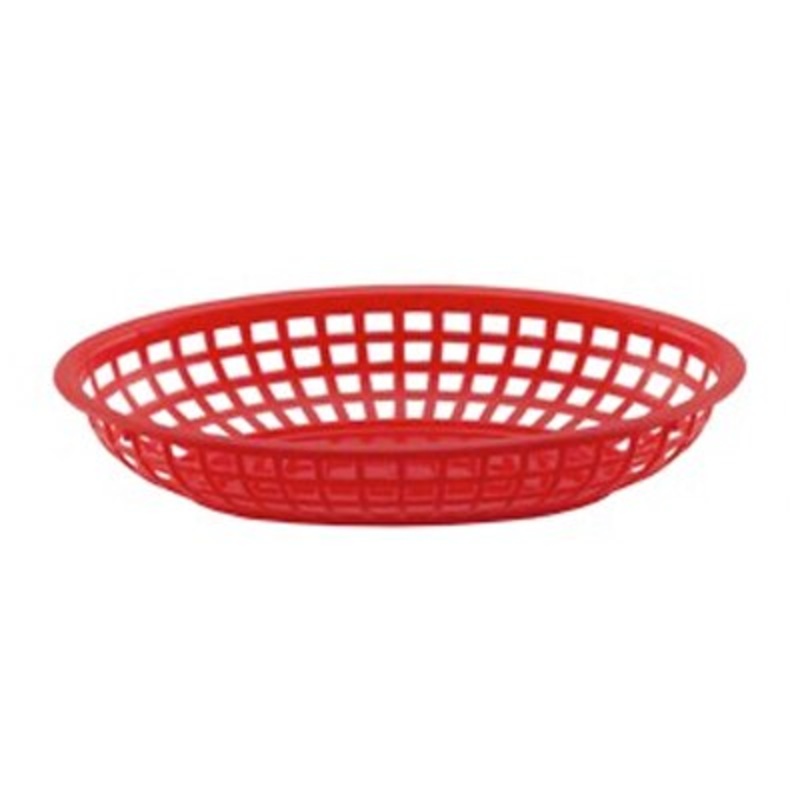 Red Fast Food Basket - 9" x 6"