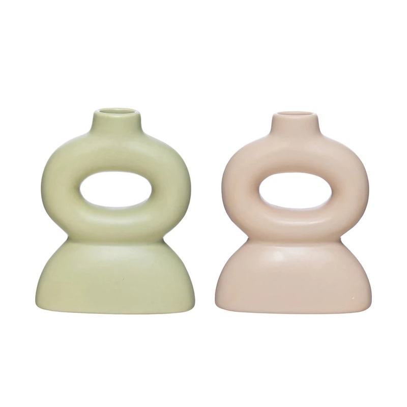 Stoneware Taper Holder | 2 Colors