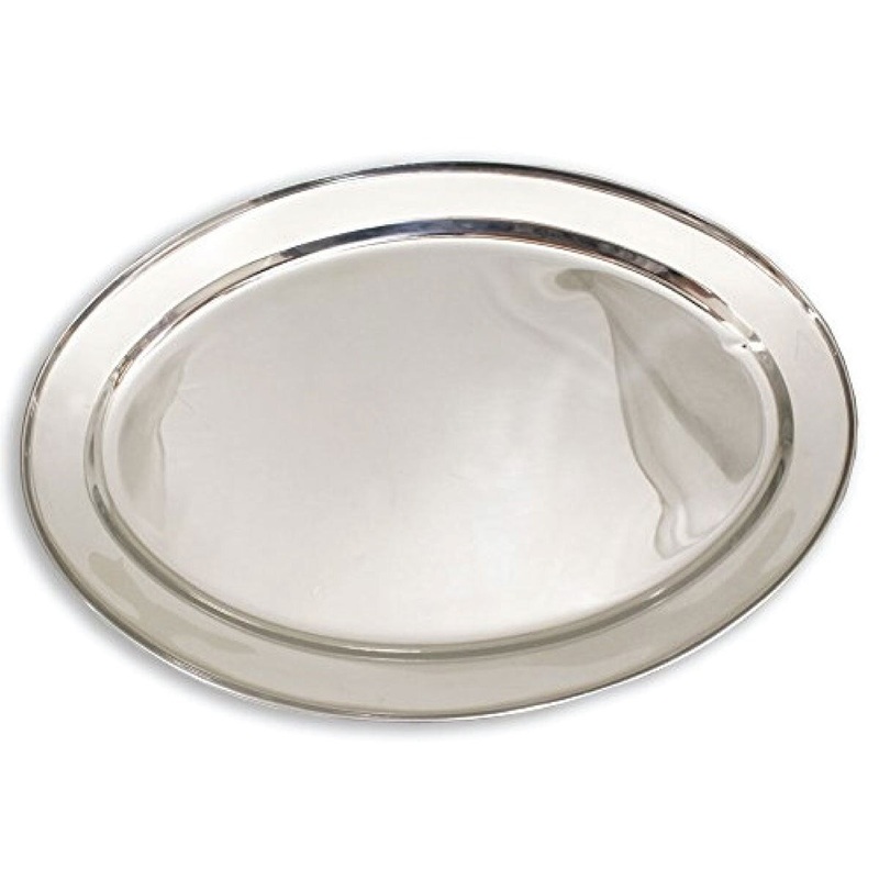 10" Stainless Oval Platter