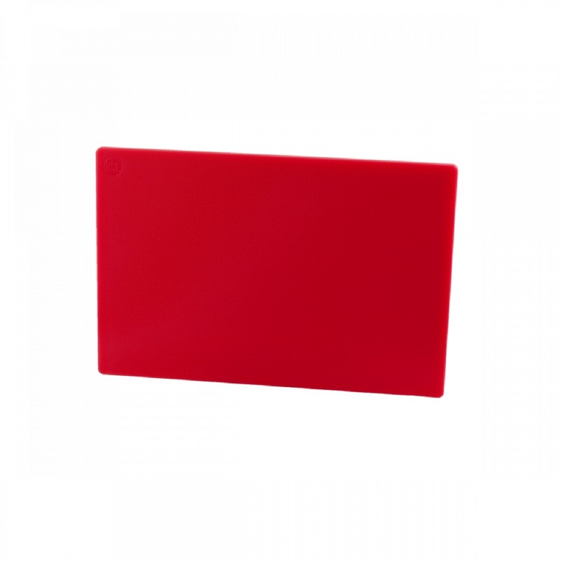 12'' X 18'' X 1/2'' Red Poly Cutting Board