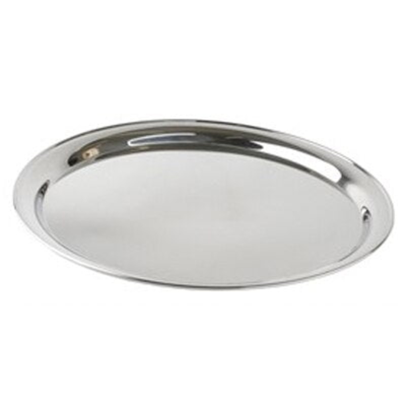 Round Stainless Steel Tray - 18"