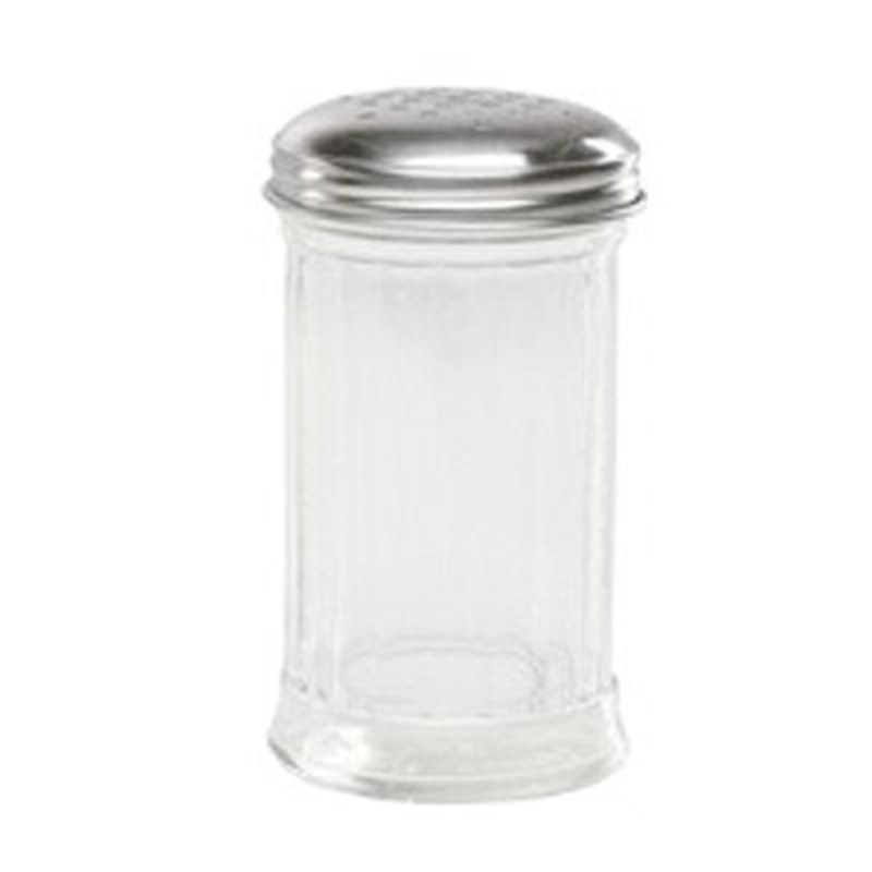 Shaker Jar with Stainless Perforated Lid - 12 oz.